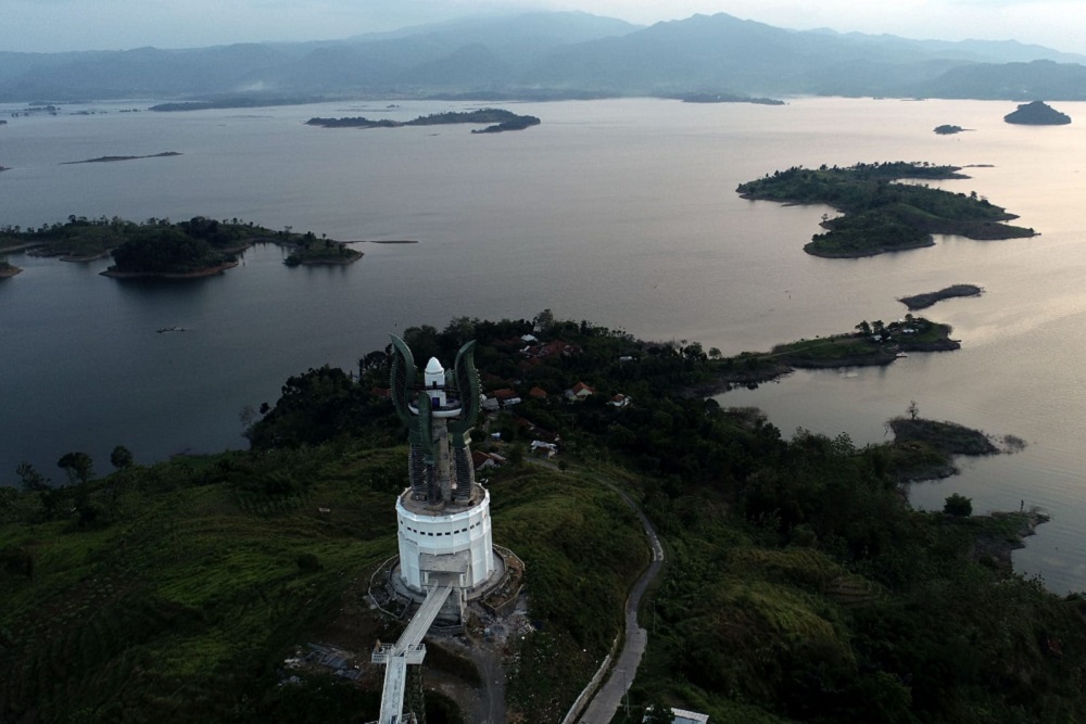  Akses Lingkar Timur dan Utara Jatigede Dikebut Permudah Menuju Menara Kujang Sapasang