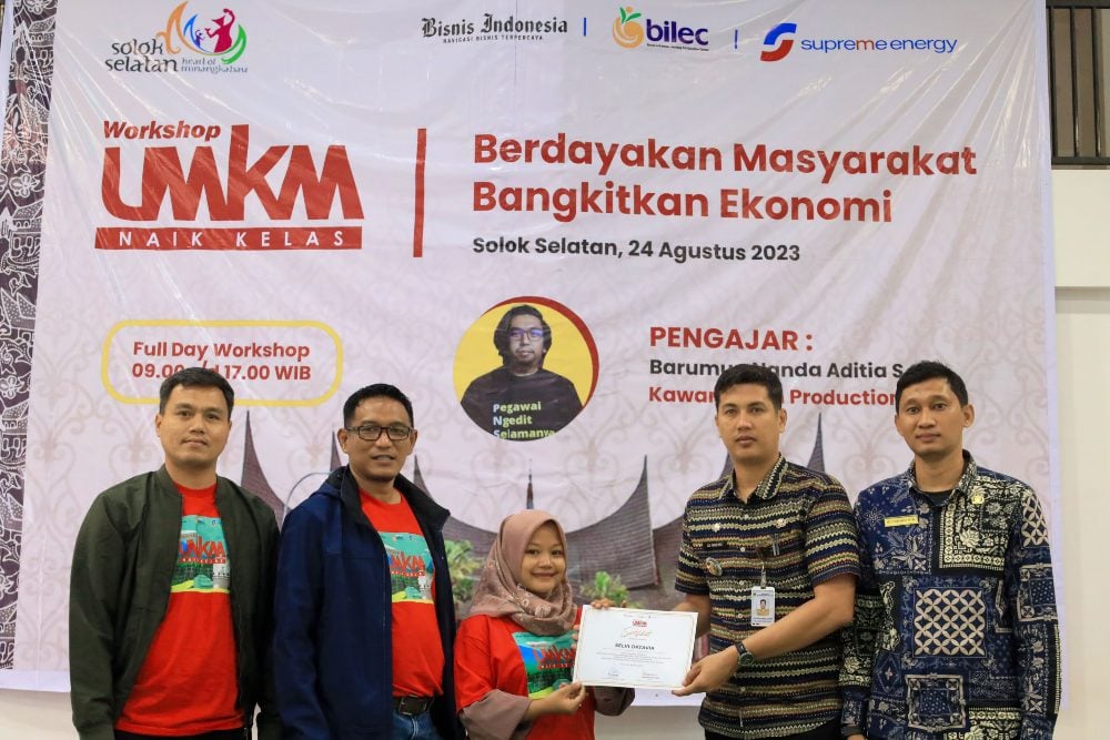  PEMBERDAYAAN UMKM : Upaya Supreme Energy Maju Bersama Warga Solok Selatan