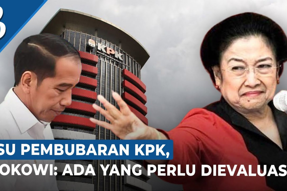  Respons Jokowi Soal Usulan Megawati Bubarkan KPK