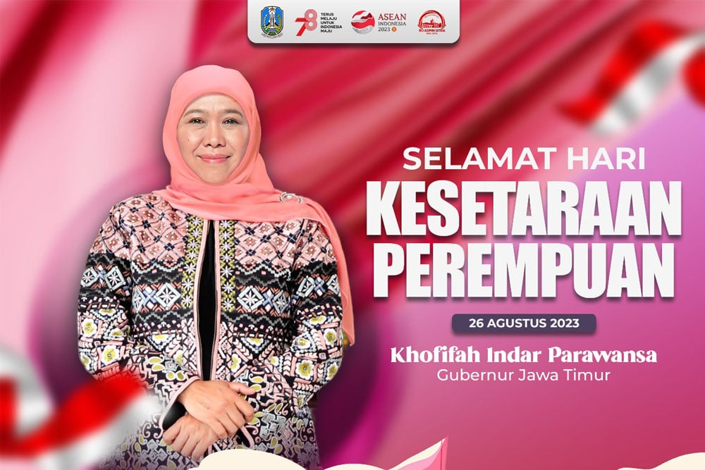  Di Hari Kesetaraan Perempuan, Khofifah Ajak Perempuan Tingkatkan Kualitas SDM