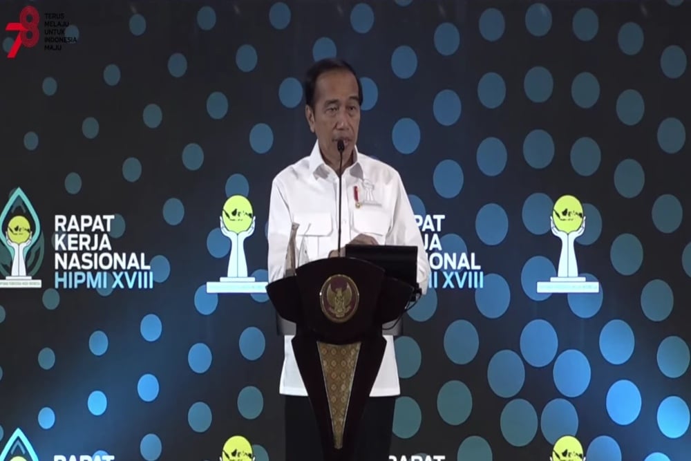  Lengkap! Ini Isi Pidato Jokowi di Rakernas HIPMI Tahun 2023