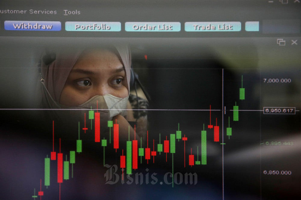  IHSG Sesi 1 Turun, Saham AMMN-GOTO Masih Laris