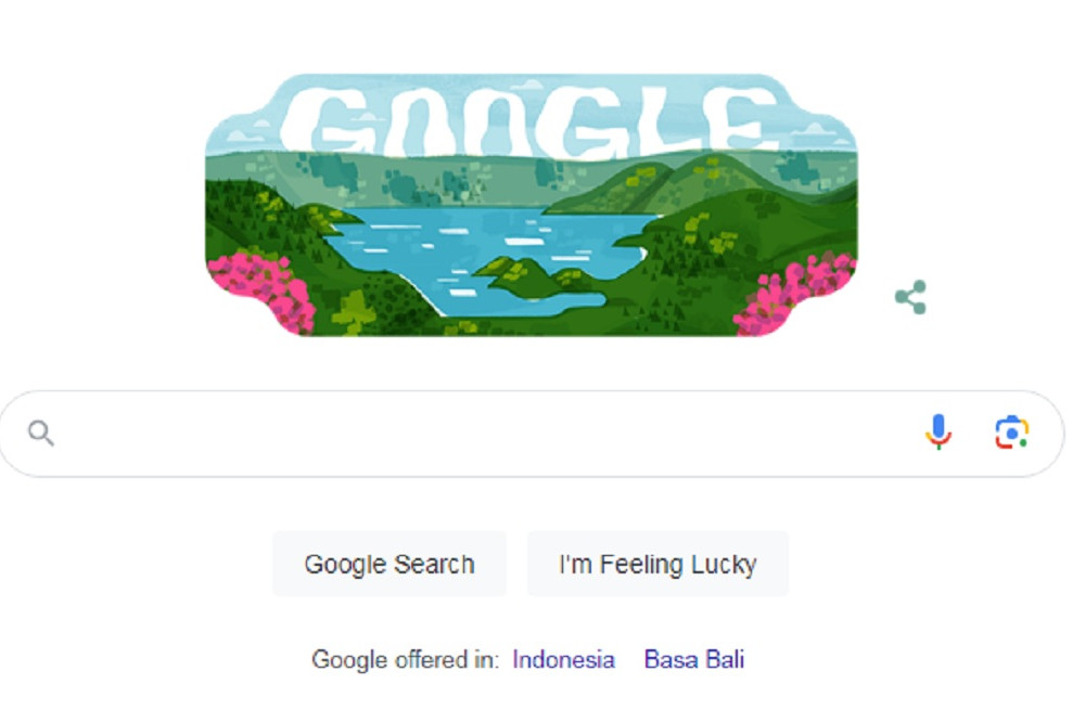  Danau Toba Jadi Google Doodle Hari Ini, Kenapa?