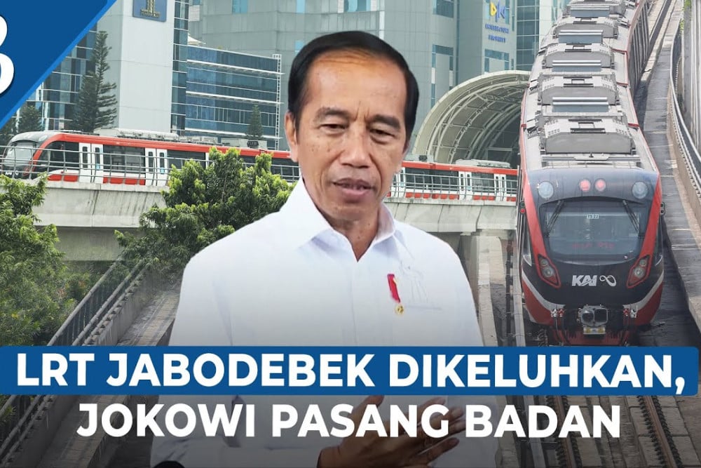  Gangguan LRT Jabodebek, Jokowi : Jangan Langsung Bully Produk Sendiri!