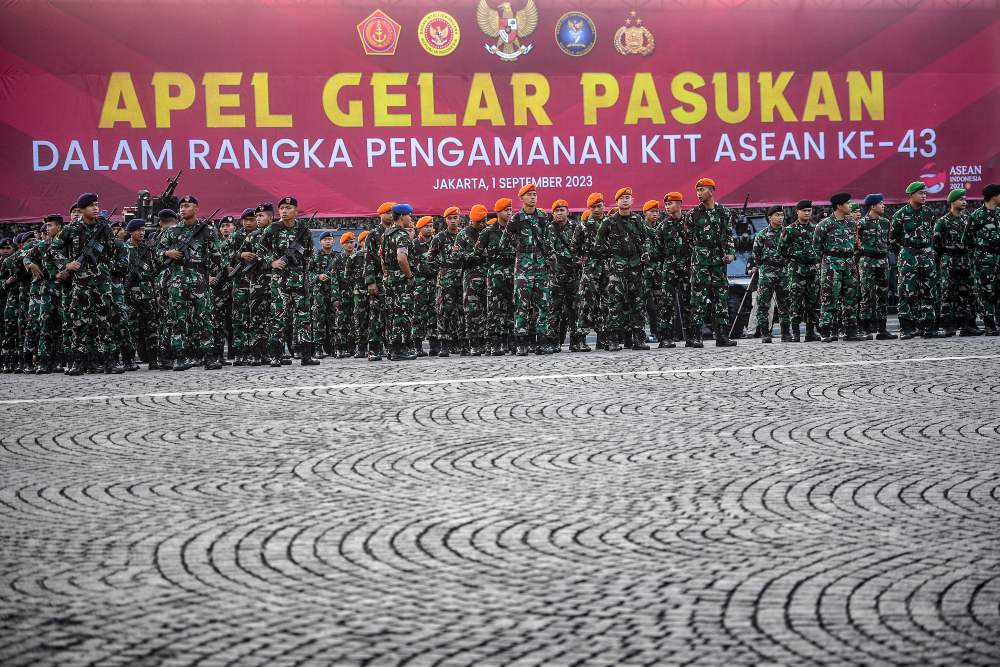  TNI Kerahkan 11  Satgas Kawal KTT Asean 2023,  Kapal Perang hingga Kendaraan Antipeluru Siaga