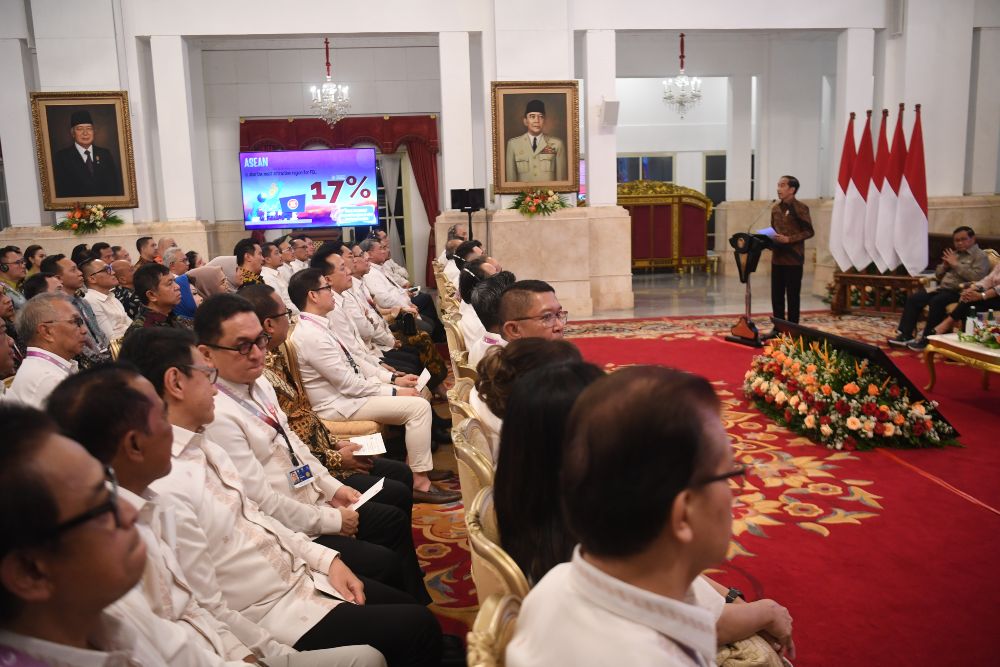  Jokowi Buka Asean BAC: Pertumbuhan Ekonomi Asia Tenggara Tertinggi di Dunia