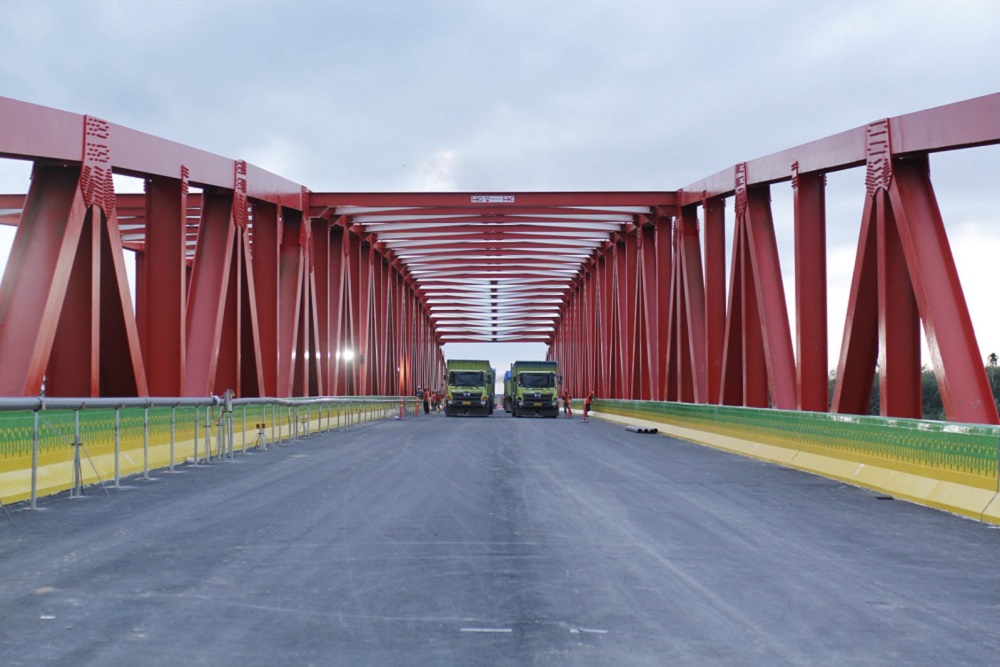  Telah ULF, Jembatan Sei Wampu Siap Sambungkan Tol Binjai-Pangkalan Brandan