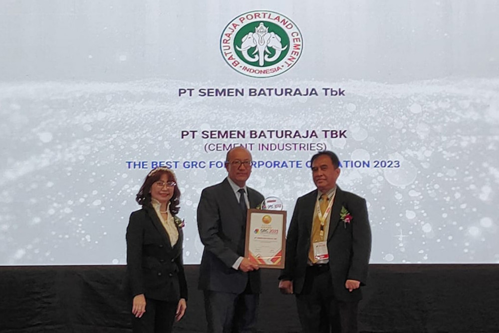  Semen Baturaja Sabet 2 Penghargaan dari Ajang GRC & Performance Excellence Award 2023