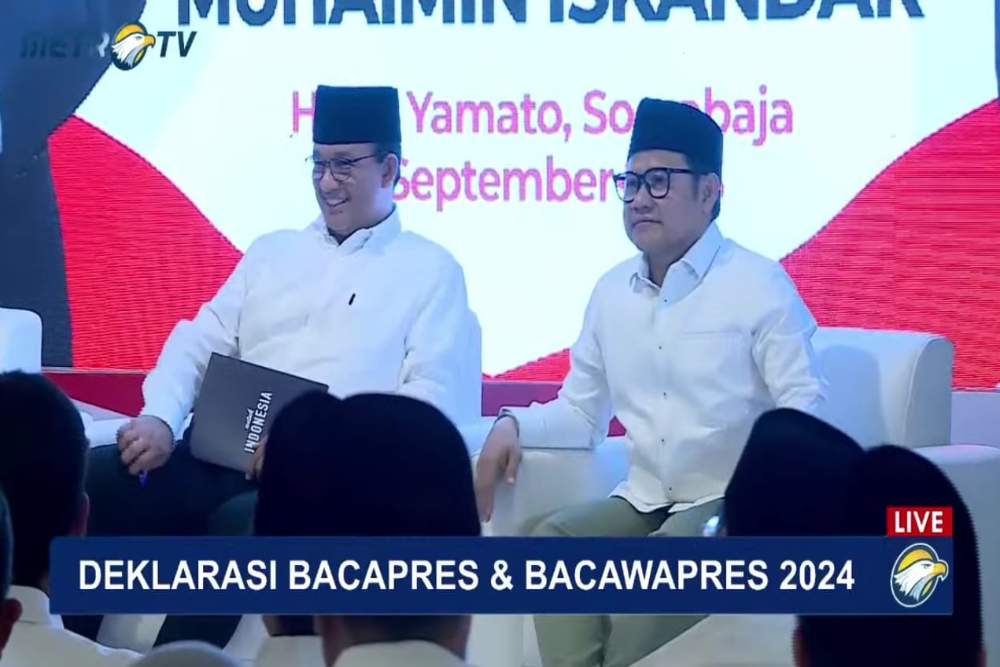  Anies Baswedan dan Muhaimin Iskandar Resmi Jadi Bacapres-Bacawapres 2024
