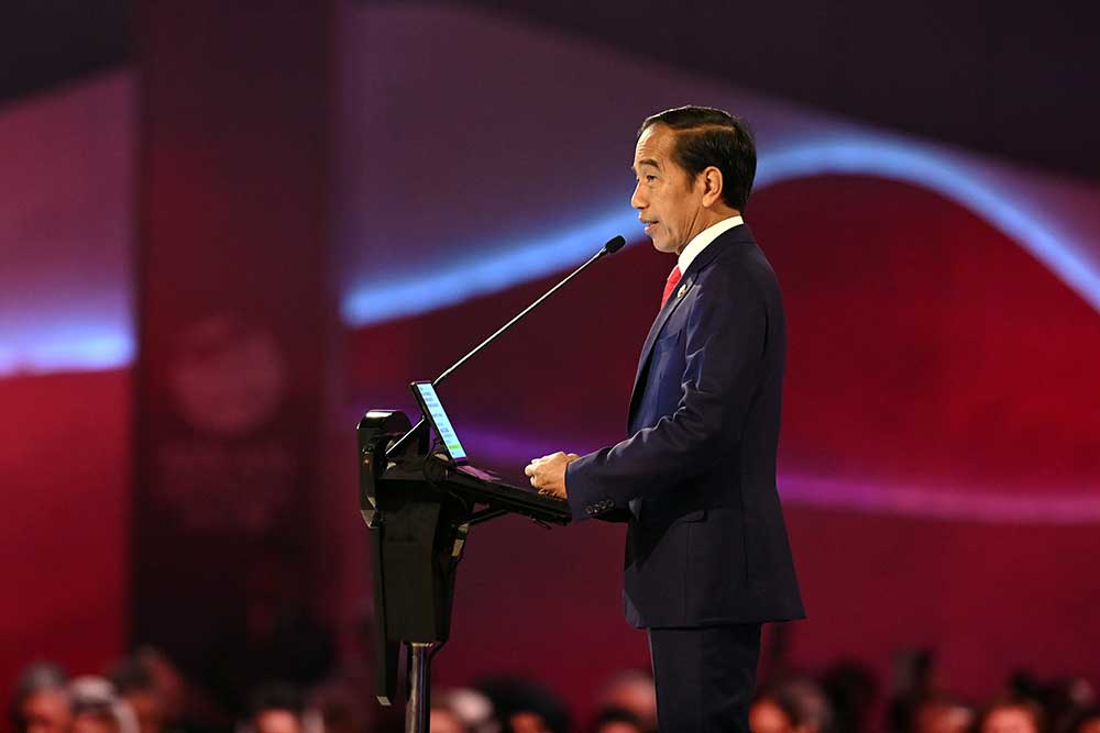  Presiden Jokowi Resmi Membuka Konferensi Tingkat Tinggi (KTT) ke-43 Asean