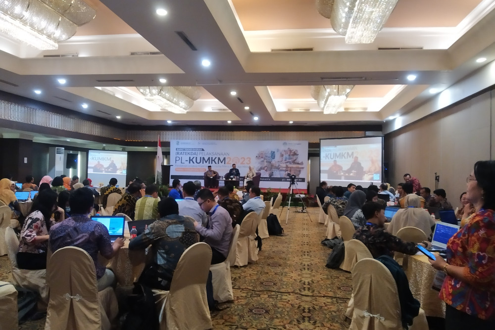 Rapat Teknis Daerah BPS Sumut jelang pendataan lengkap KUMKM 2023, Selasa (5/9/2023)./Ist