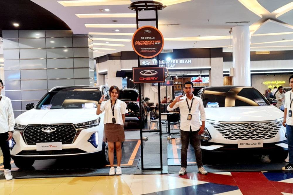 Pameran otomotif yang diselenggarakan PT Tridaya Auto-Chery Makassar, dealer resmi PT Chery Sales Indonesia (CSI) untuk Indonesia timur / Tridaya