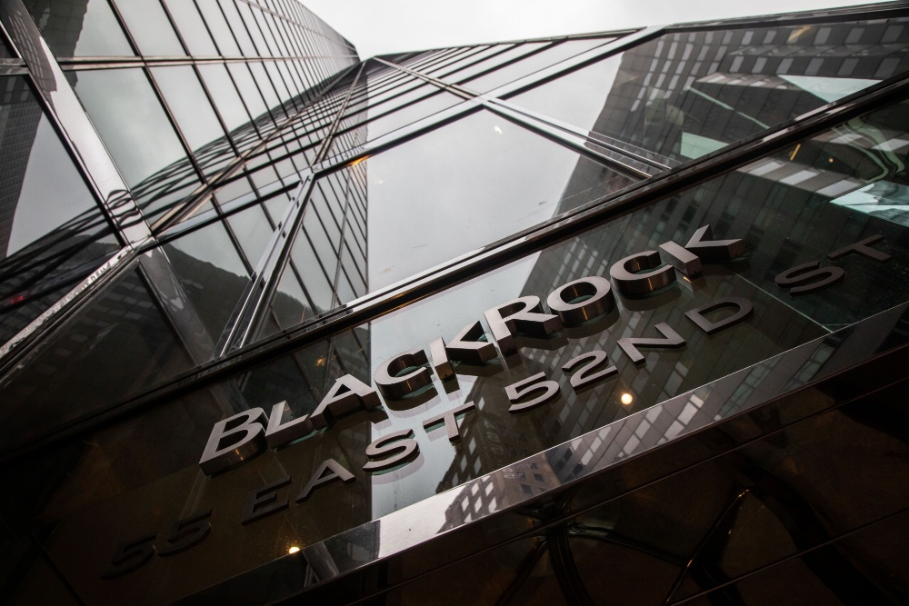 Kantor pusat BlackRock di New York, AS, pada hari Jumat, 13 Januari 2023. / Bloomberg-Michael Nagle