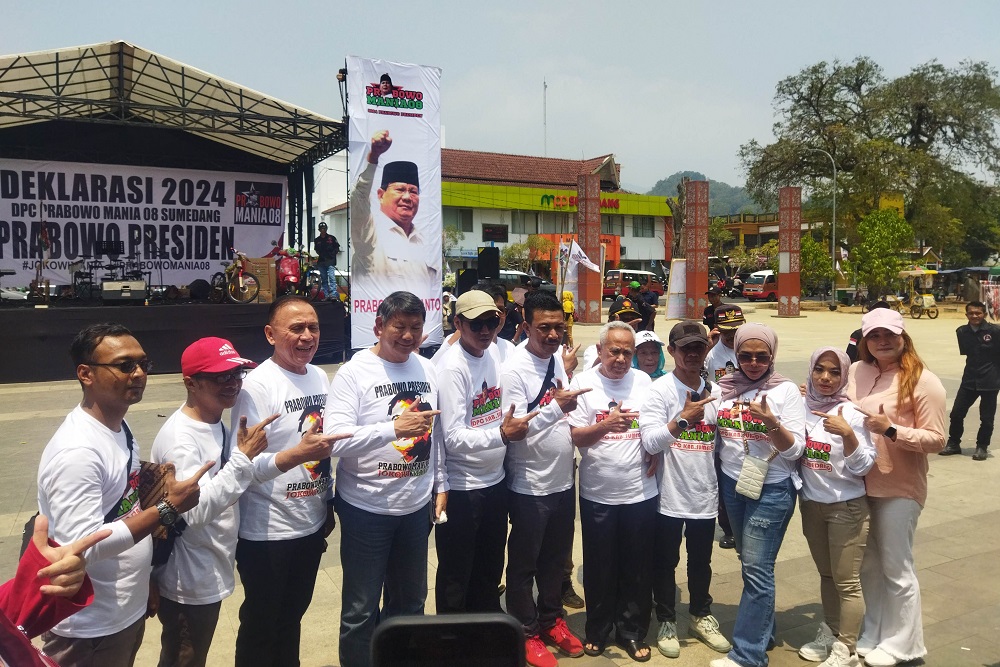  Mesin Politik di Sumedang Mulai Dipanaskan, Relawan Prabowo Ditarget Raih 70 Persen Suara