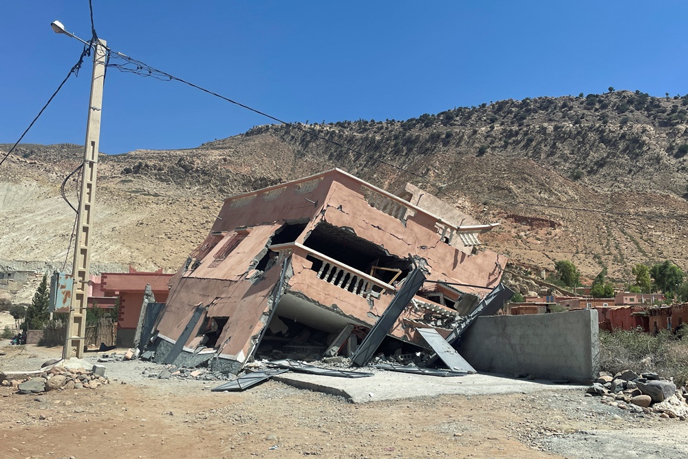  Penyintas Gempa Bumi di Maroko Kini Berjuang Mendapatkan Makanan dan Air