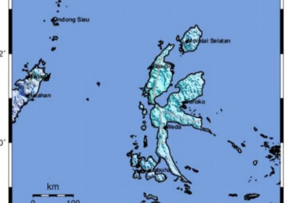 Stasiun Geofisika Manado, Sulawesi Utara menyebutkan belum ada gempa tektonik susulan pascagempa utama pada pukul 19.51.33 WIB di wilayah Sahu, Halmahera Barat, Maluku Utara./Antara-BMKG/
