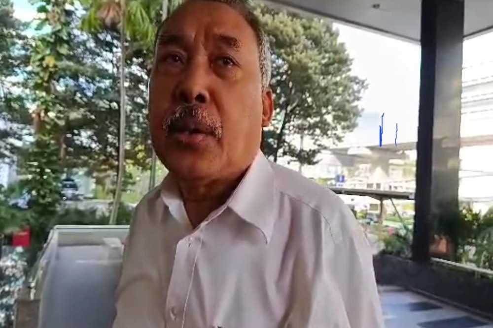 Anggota Dewas KPK Syamsuddin Haris di Gedung ACLC KPK, Jakarta, Jumat (4/8/2023). JIBI/Bisnis-Dany Saputra