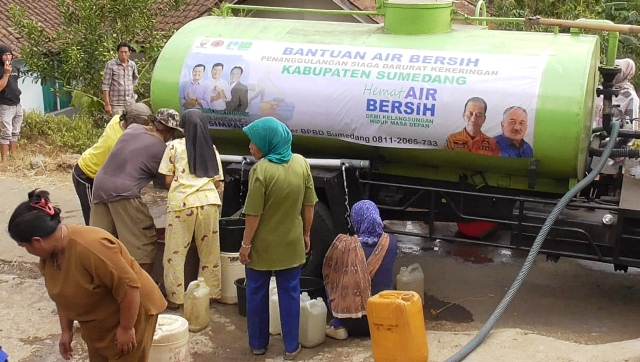  12 Kecamatan di Sumedang Rawan Air Bersih, Ini Upaya BPBD