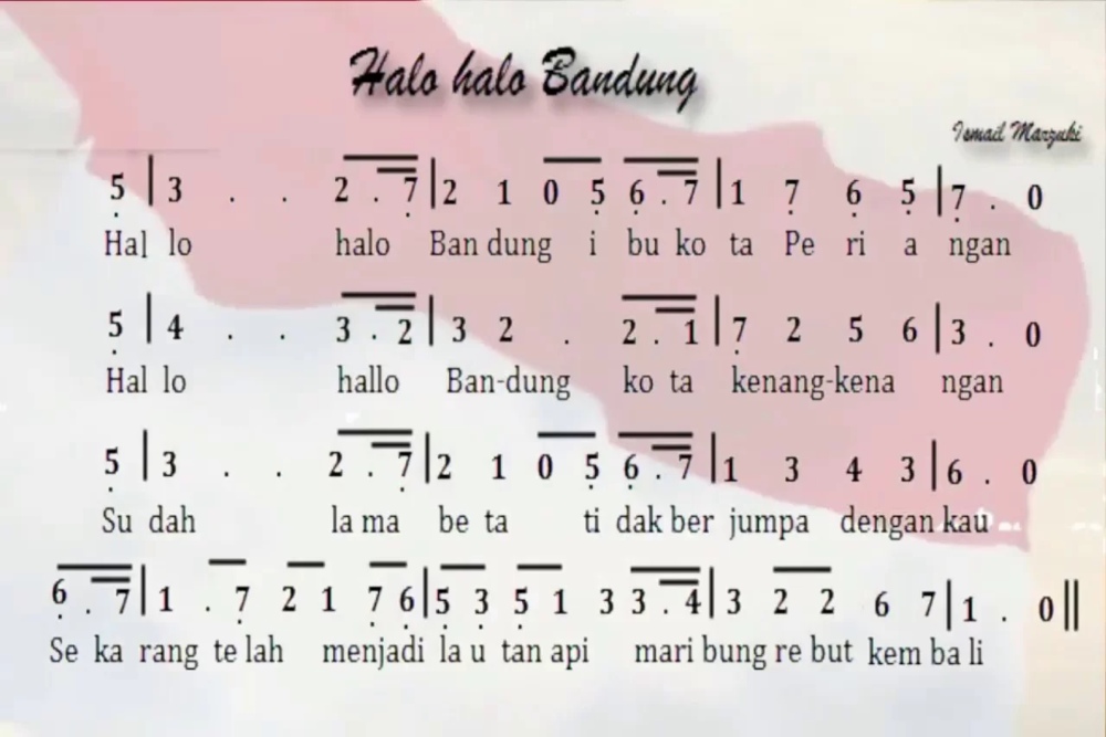  Sejarah Lagu Halo-Halo Bandung Ciptaan Ismail Marzuki yang Dijiplak Malaysia