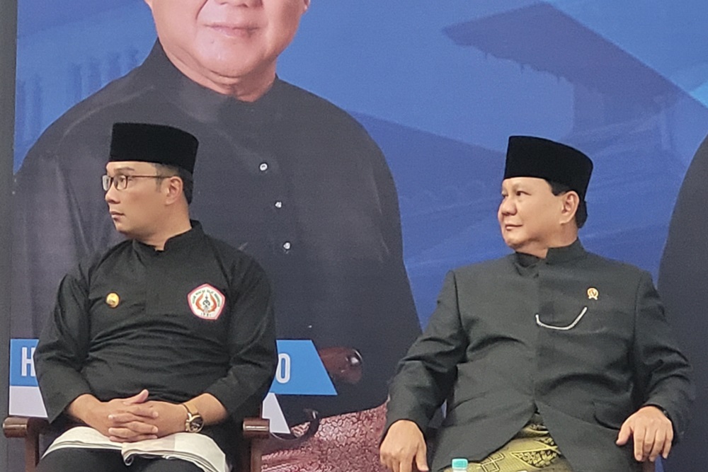  Gerindra Masih Lirik Ridwan Kamil Jadi Cawapres Prabowo