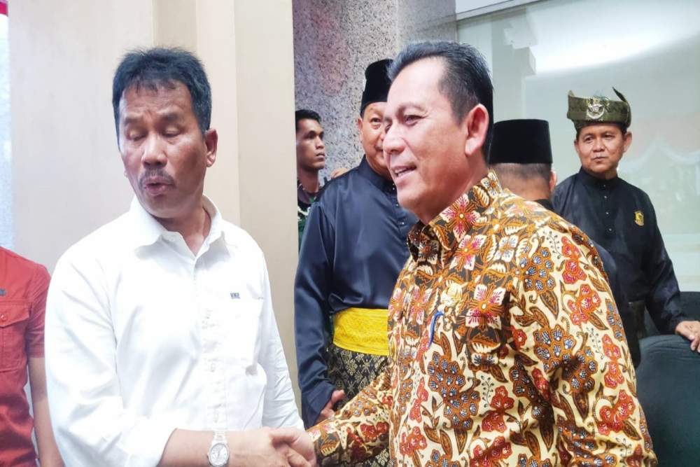 Kepala BP Batam Muhammad Rudi (kiri) dan Gubernur Kepri Ansar Ahmad / Bisnis-Rifki