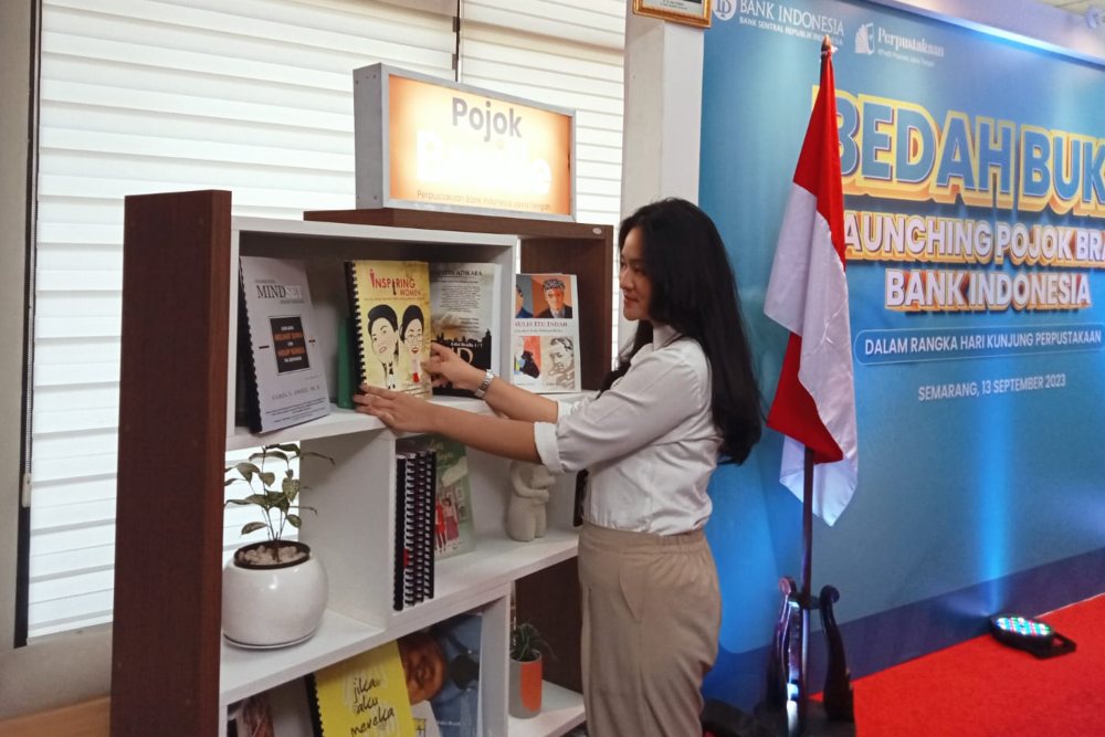 Kantor Perwakilan Bank Indonesia Provinsi Jawa Tengah meluncurkan Pojok Braille sebagai fasilitas membaca bagi masyarakat penyandang tunanetra. /Bisniscom