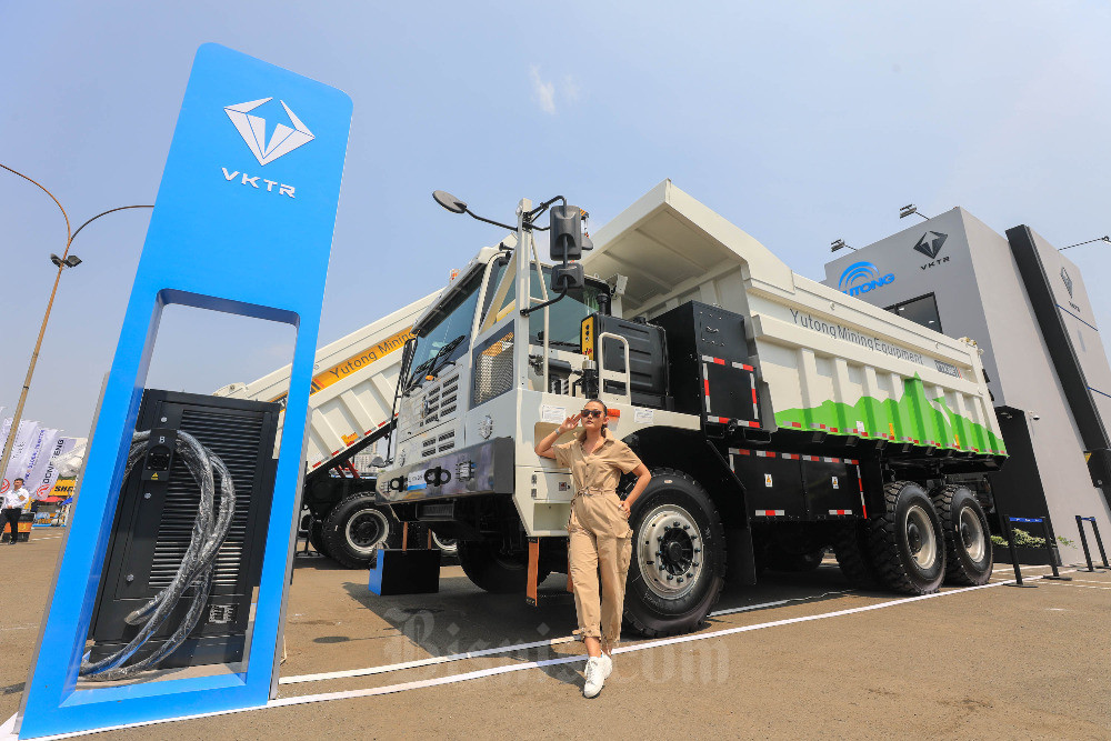  VKTR dan Yutong Co. Ltd Kenalkan Produk Truk Tambang Listrik