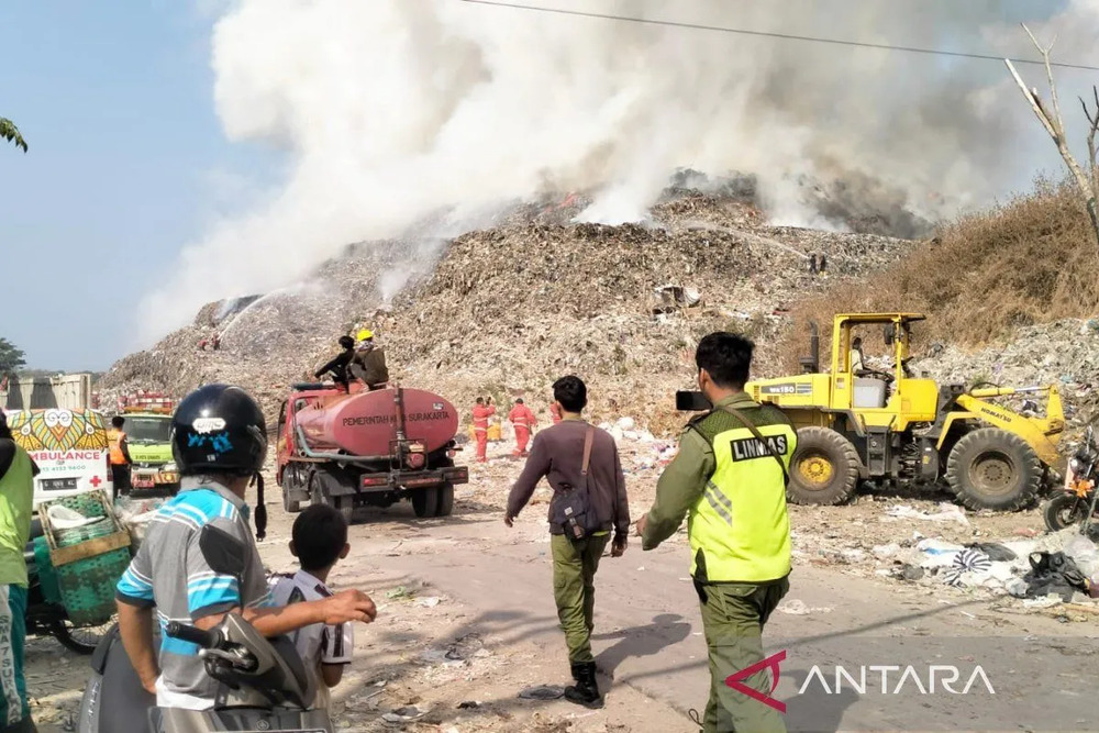  TPA Putri Cempo Solo Terbakar Lagi