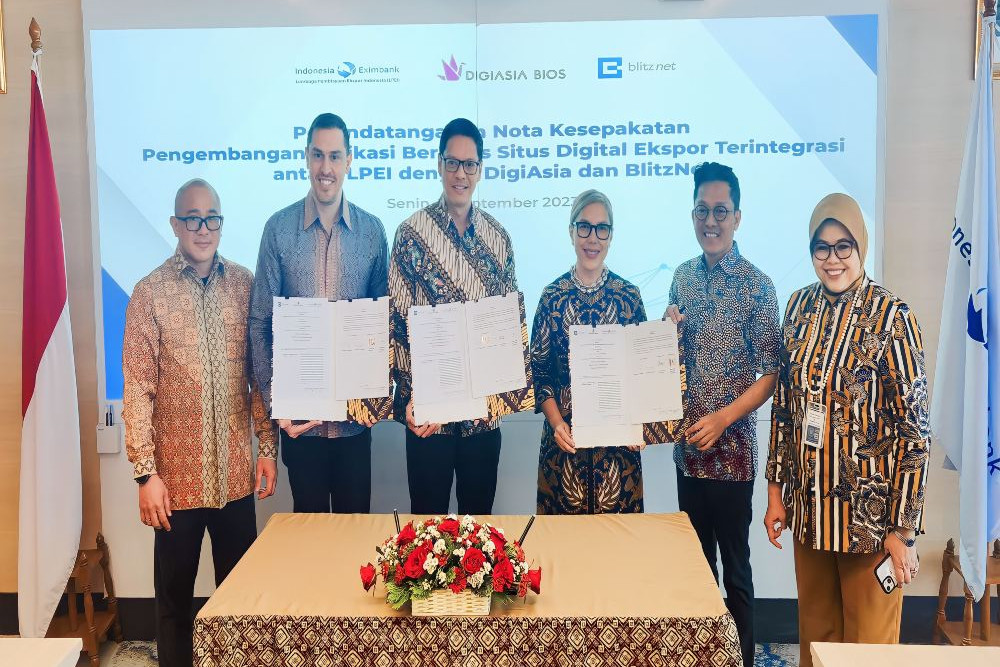  LPEI Gandeng Digiasia Bios dan Blitznet, Ciptakan Platform Bantu Pelaku Ekspor