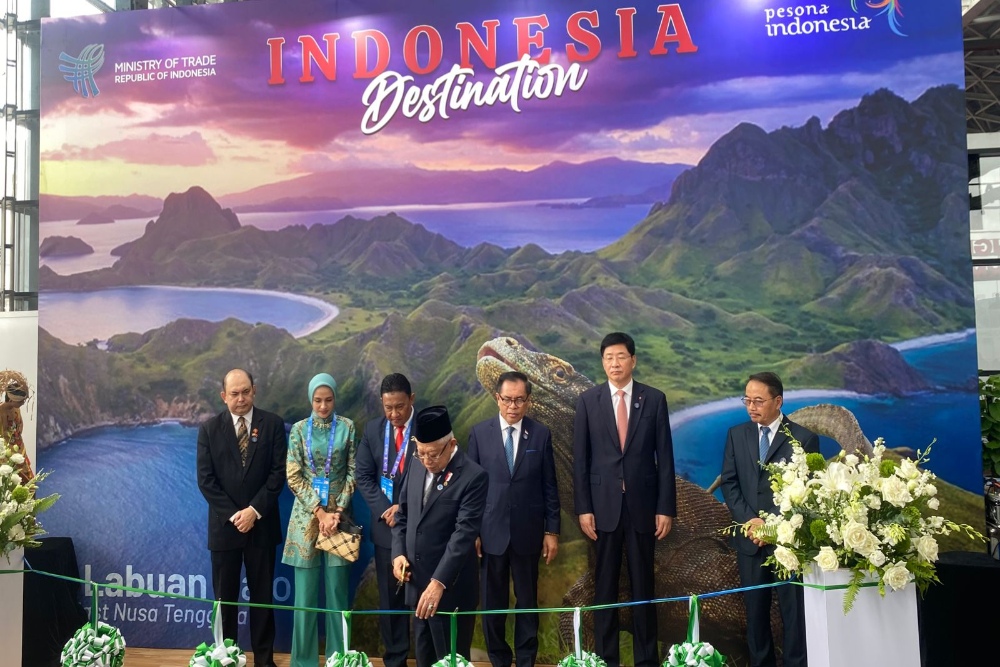  Wapres Ma'ruf Amin Buka Paviliun Indonesia di China-Asean Expo 2023