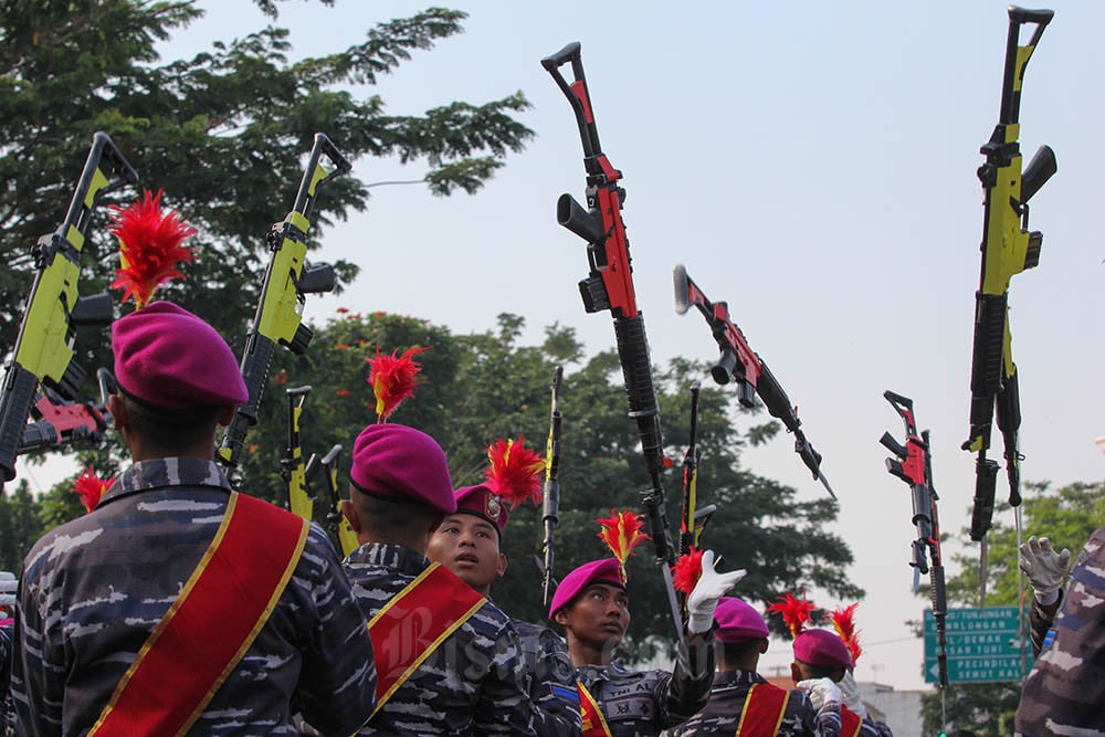  Kirab HUT ke-78 TNI Angkatan Laut