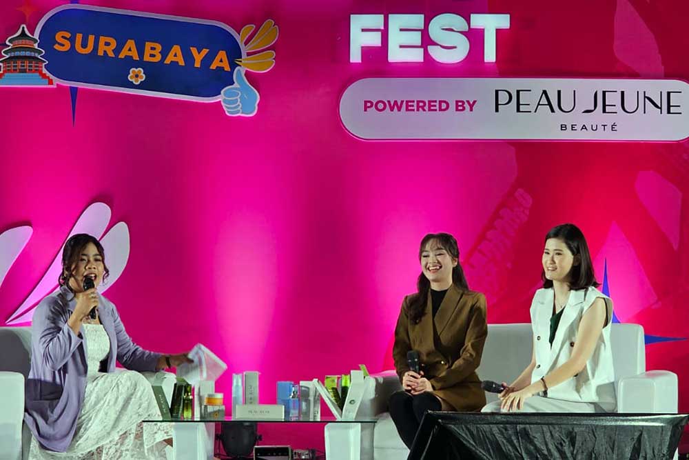  Caitlin Halderman Brand Ambassador Peau Jeune Beauté Hadir Meriahkan The Girl Fest Surabaya