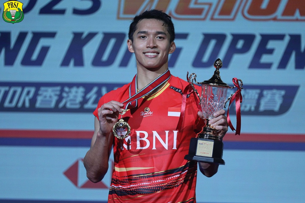  Jokowi Apresiasi Tim Bulu Tangkis Indonesia Juara Umum Hong Kong Open 2023