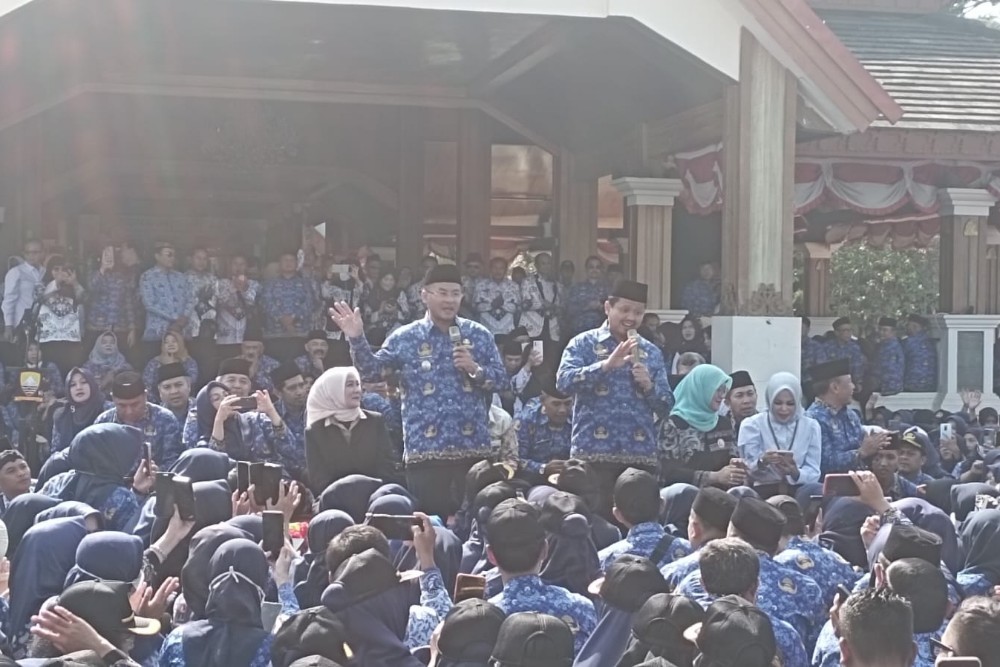  2 Hari Jelang Tuntas Jabatan, Dony Ahmad Munir dan Erwan Setiawan Pamit ke ASN