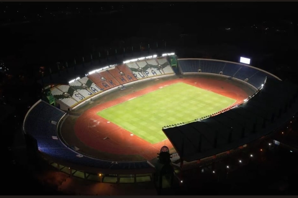 Stadion si jalak harupat Bandung siap digunakan dalam gelaran FIFA World Cup U-17.