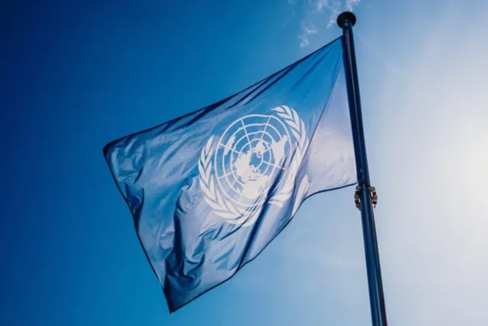 Ilustrasi bendera Perserikatan Bangsa-Bangsa (PBB). Dok Times Now