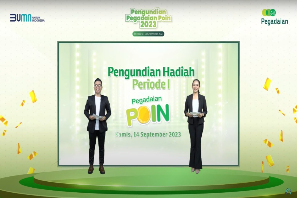  Pegadaian Umumkan Pemenang Undian Pegadaian Poin 2023 Periode Pertama