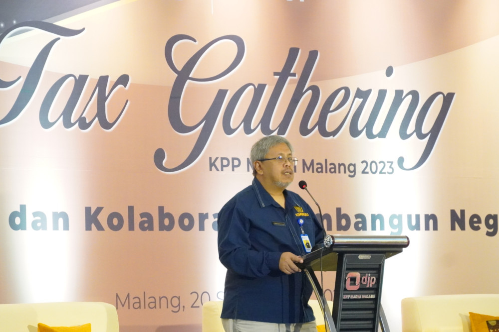  Penerimaan Pajak di KPP Madya Malang  Capai 72,3 persen