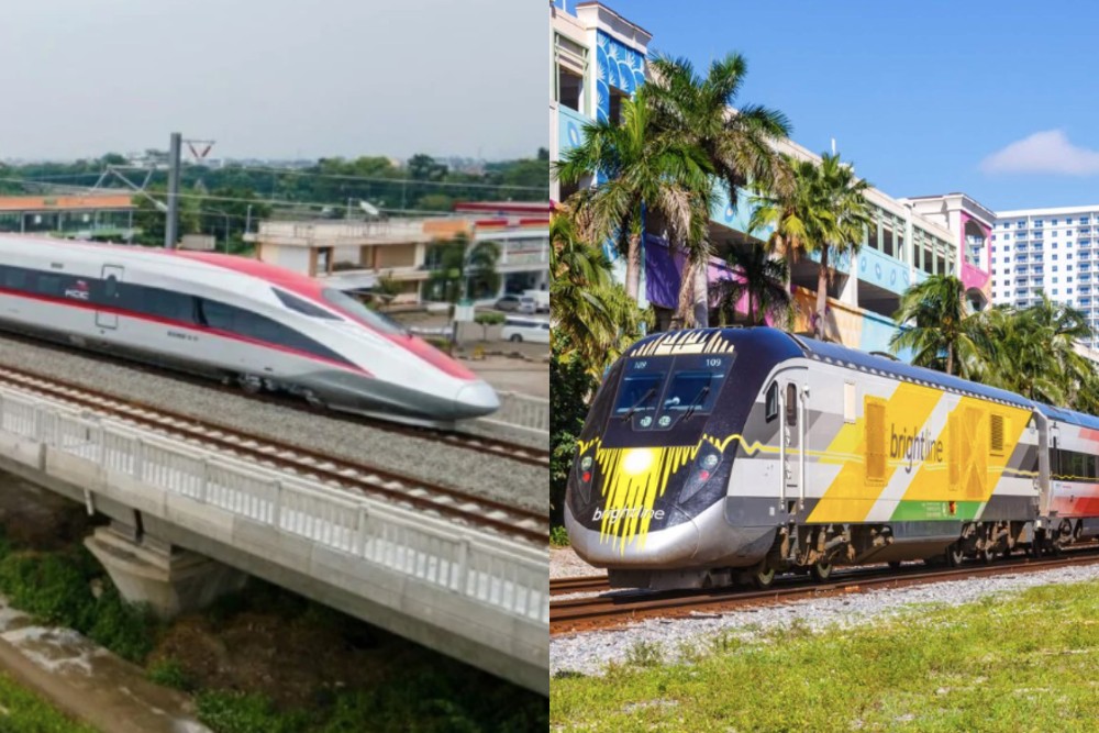  Perbandingan Spesifikasi Whoosh dan Brightline Kereta Cepat Baru AS, Keren Mana?