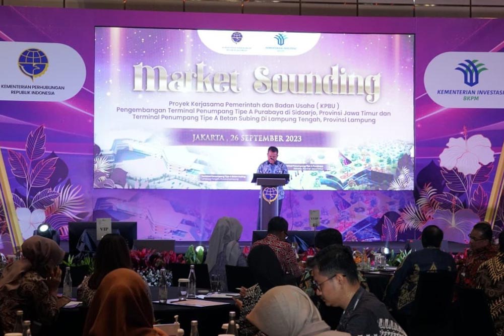  Kemenhub Tawarkan Terminal Sidoarjo dan Lampung ke Investor
