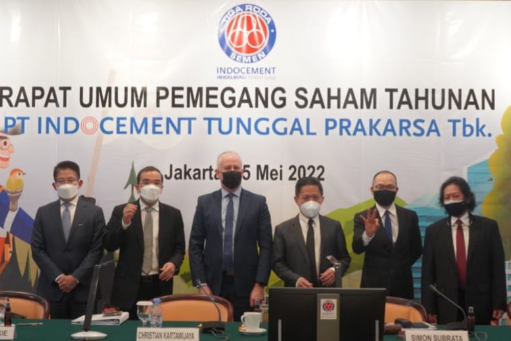 Pengerjaan proyek IKN Nusantara belum memberikan dampak signifikan terhadap kinerja penjualan semen milik PT Indocement Tunggal Prakarsa Tbk. (INTP). /Istimewa