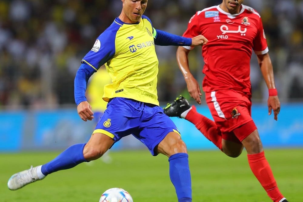 Cristiano Ronaldo absen saat Al Nassr membantai Ohod/Instagram Al Nassr.