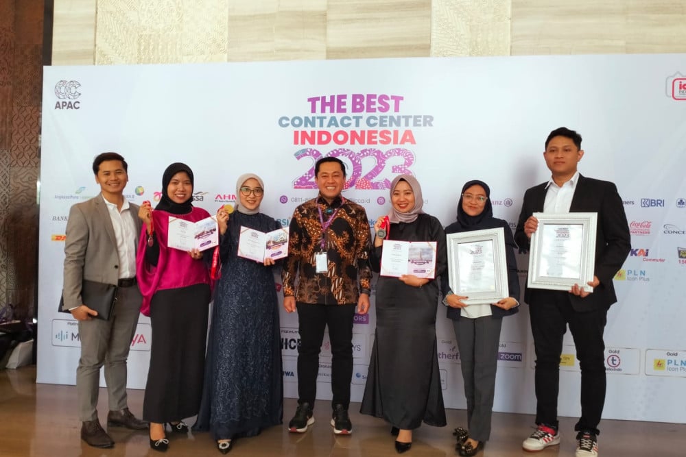  Pegadaian Borong 5 Penghargaan di Ajang The Best Contact Center Indonesia 2023