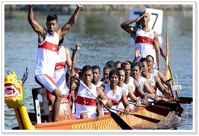  Tim Perahu Naga Putra-Putri Indonesia Rebut Perak dan Perunggu Asian Games 2023