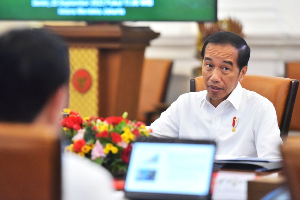  Jokowi Bertemu Eks Mentan Syahrul Yasin Limpo di Istana Malam Ini