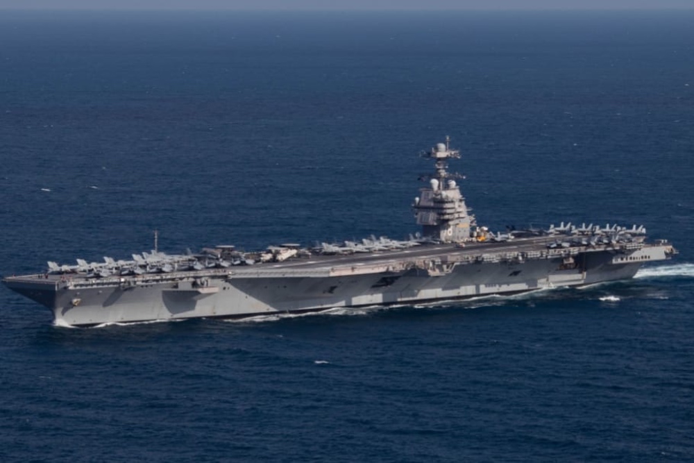  USS Gerald R Ford, Kapal Induk AS Senilai Rp204 Triliun untuk Bantu Israel Lawan Hamas