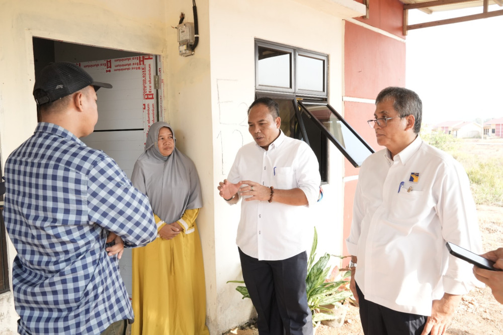 Foto: Ombudsman RI Tinjau Hunian Sementara