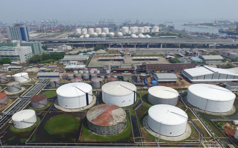 Kilang Pertamina di Tanjung Priok/Bloomberg - Dimas Ardian