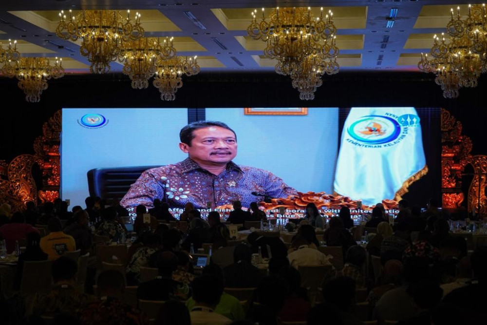 Kementerian Kelautan dan Perikanan (KKP) meluncurkan Profil Aksi Mitigasi Karbon Biru Lamun pada pelaksanaan side events Konferensi Tingkat Tinggi (KTT) Archipelagic and Island States (AIS) Forum, Senin (9/10/2023) di Bali. Demikian ditegaskan Menteri Kelautan dan Perikanan Sakti Wahyu Trenggono pada Archipelagic and Island States Blue Economy High-Level Dialogue./Ist