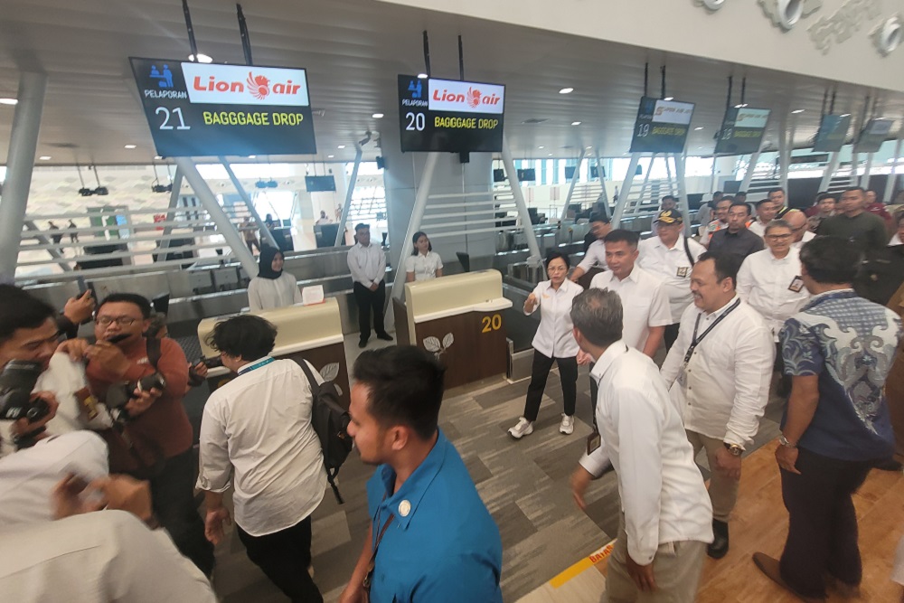 Pengecekan kesiapan Bandara Kertajati menjelang beroperasi penuh 29 Oktober 2023.
